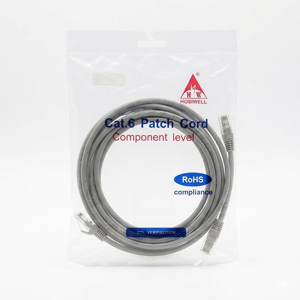Ảnh đại diện Dây nhảy mạng Cat6 UTP Hosiwell 24AWG LSZH 10105-3.0 3 mét