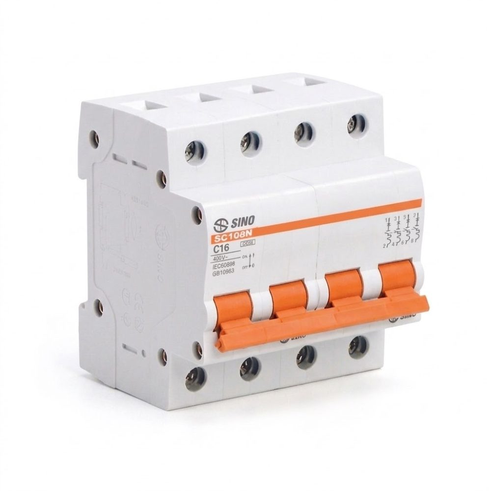 Aptomat sc108N 4 cực