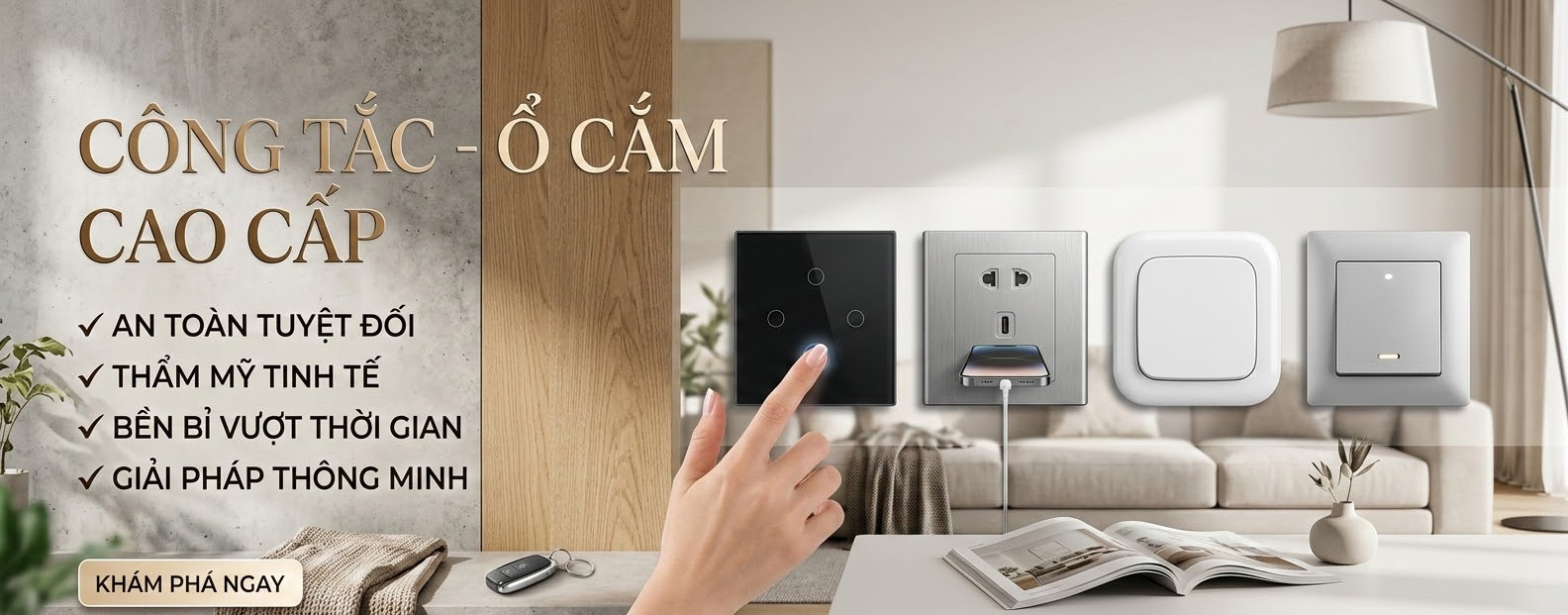 banner công tắc ổ cắm